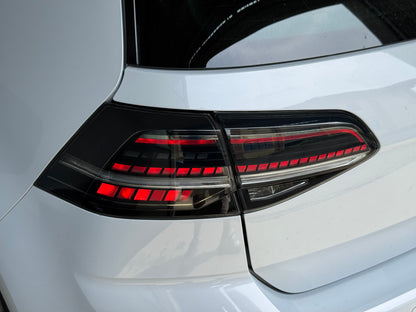 Coppia Fanali Posteriori Dinamici Full Led Fumè per Volkswagen Golf MK7 e MK7.5