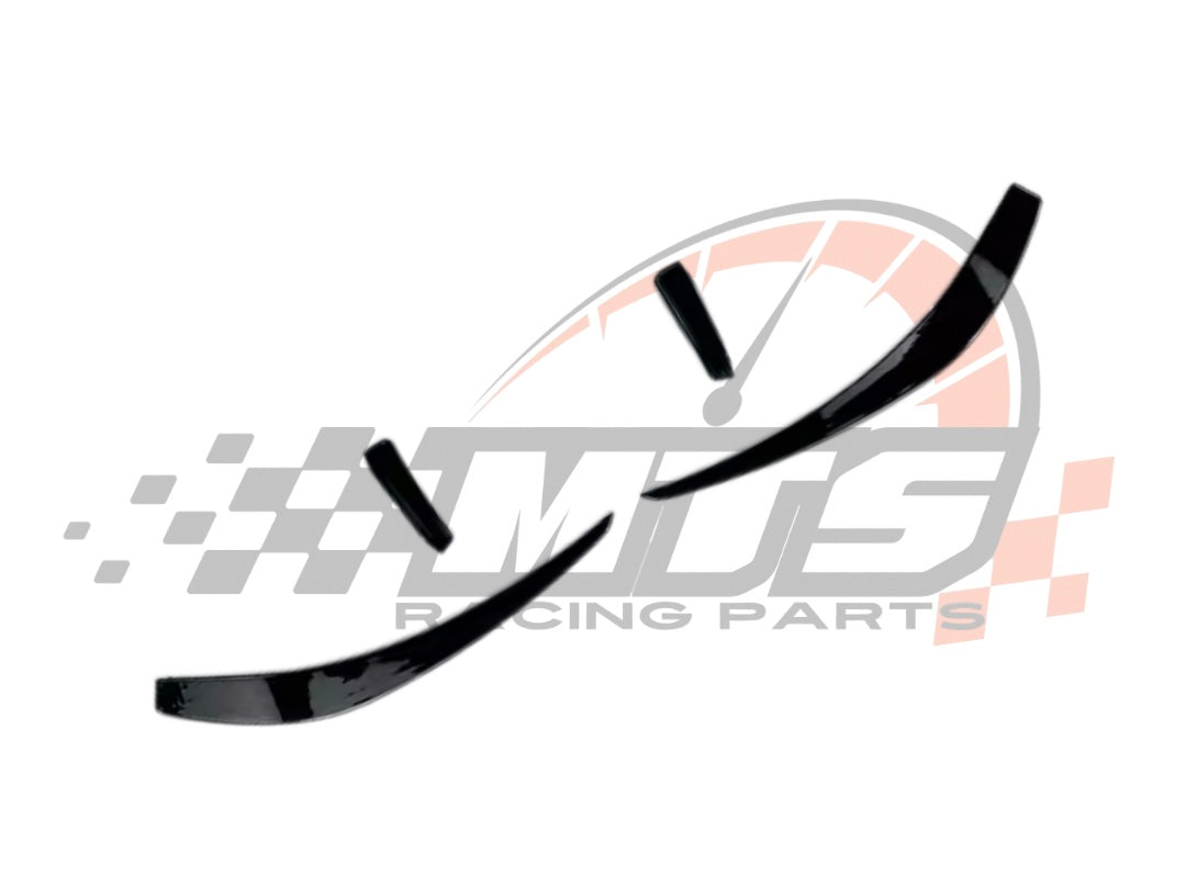 Front lip Paraurti Anteriore Per Mercedes Classe A W176 Nero lucido (12-15)