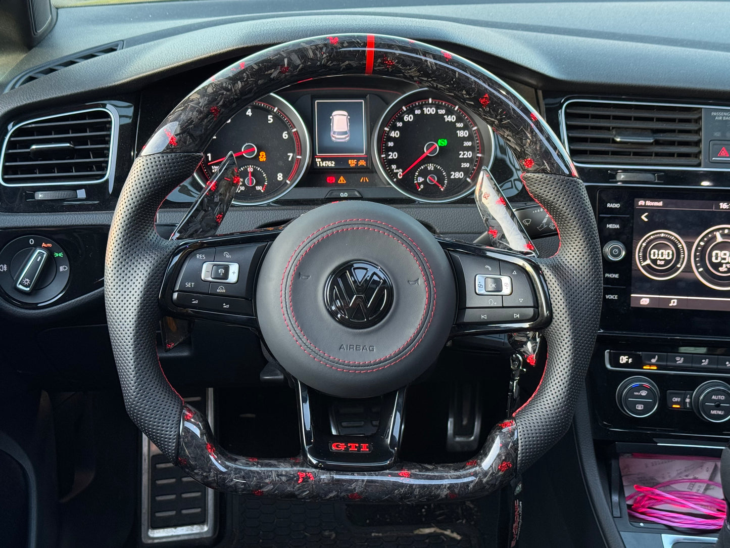 Paddle Volante DSG Real Carbon Forged Palette per VW GOLF MK7 7.5 SCIROCCO POLO