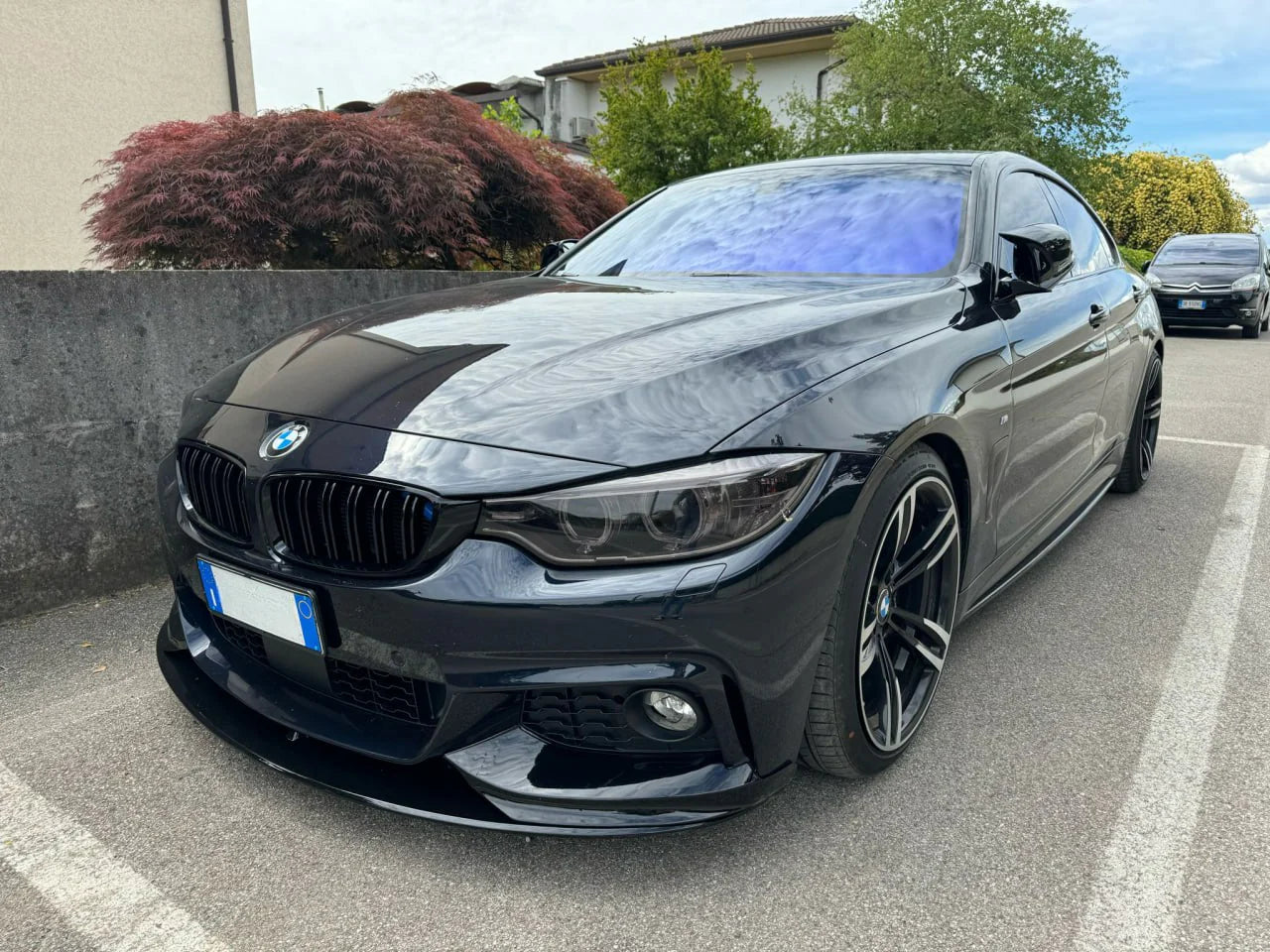Lama Spoiler Paraurti Anteriore Per Bmw 4 F32 F33 F36 Msport (13-20)