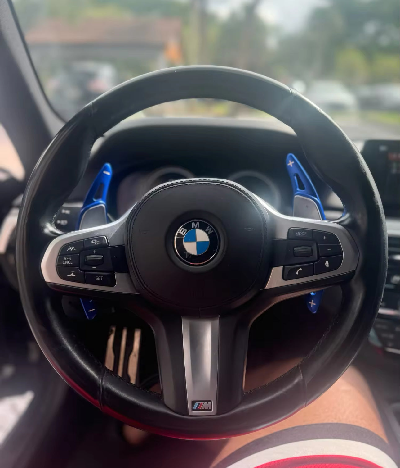 Paddle Volante Carbon Look - Vari colori Palette per Bmw 1 F40 2 3 4 5 serie G