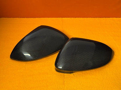 Coppia Calotte Specchio Retrovisore Carbon fiber/Carbon forged per VW Golf MK8