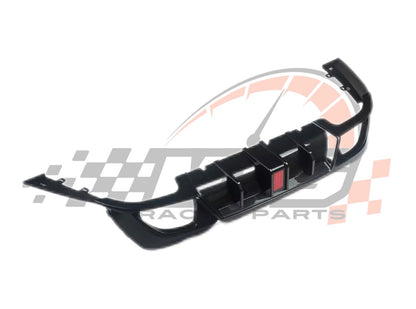 Diffusore Posteriore Stile M Stop a Led per Bmw Serie 3 G20 G21 Carbon look/Nero lucido (19-21)