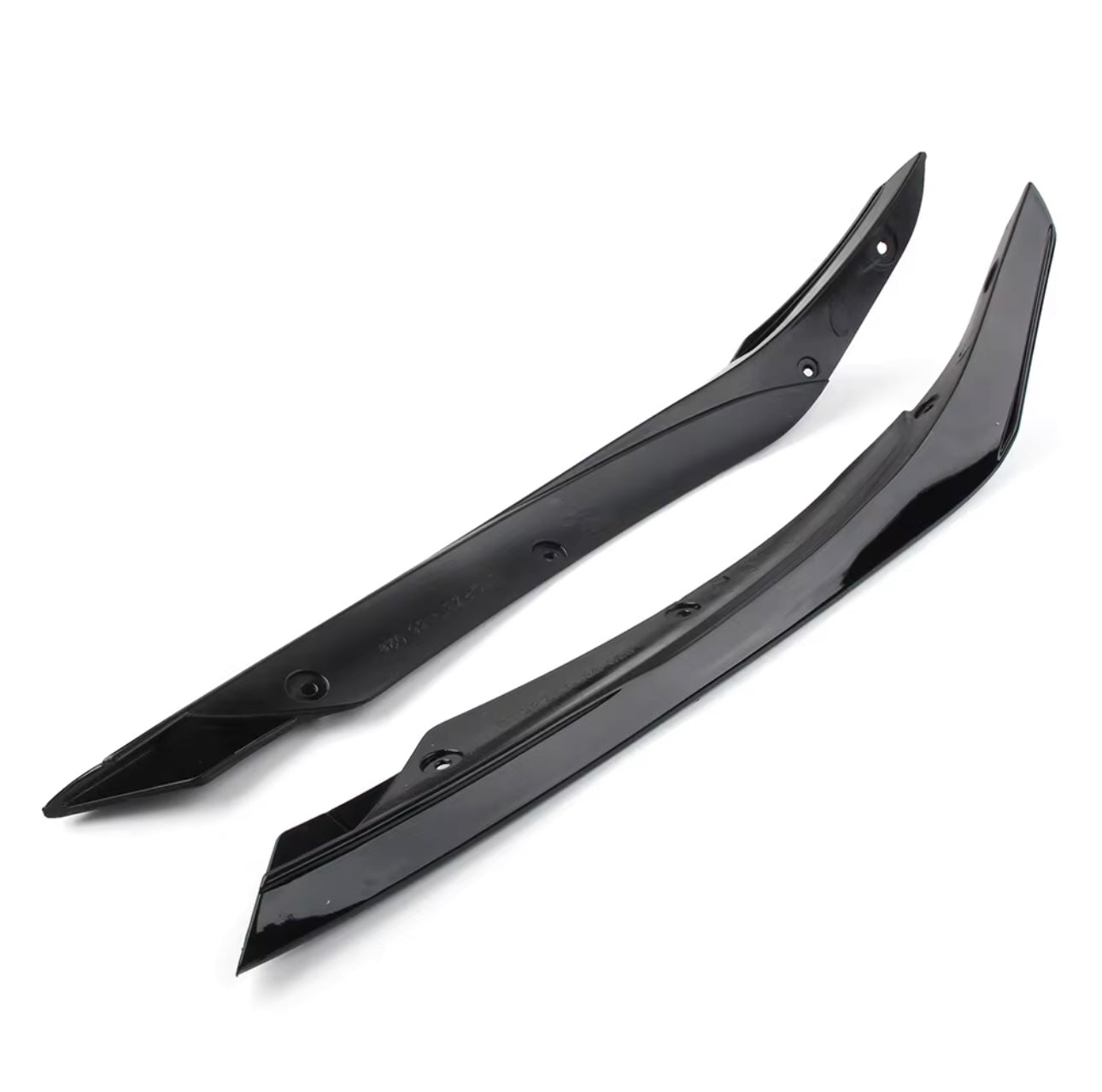 Front lip Paraurti Anteriore Per Mercedes Classe A W176 Nero lucido (15-18)