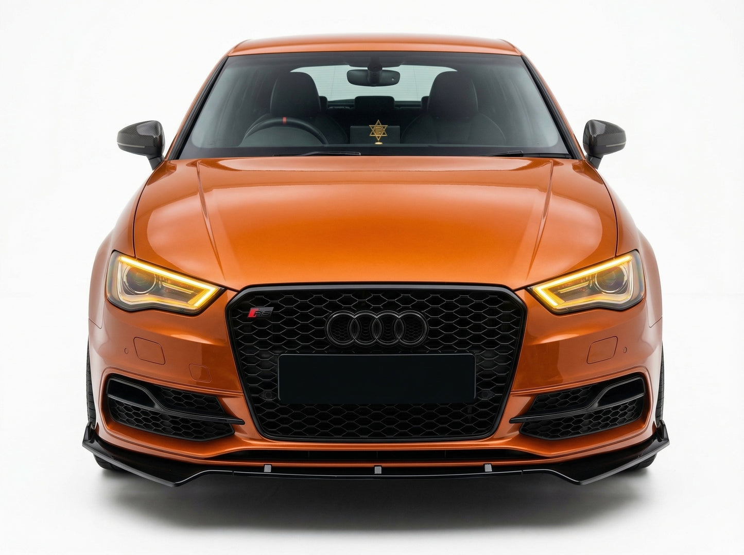 Lama Spoiler Paraurti Anteriore Per Audi A3 S3 S-line 8V (13-16)