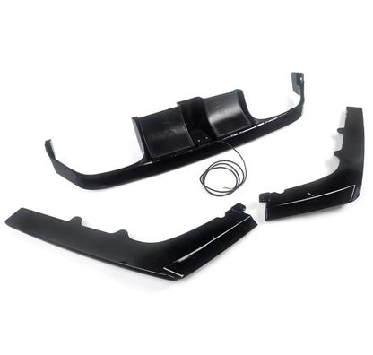 Diffusore Posteriore M Luce a led per Bmw M3 F80 M4 F82 F83 Carbon look/Nero lucido (14-20)