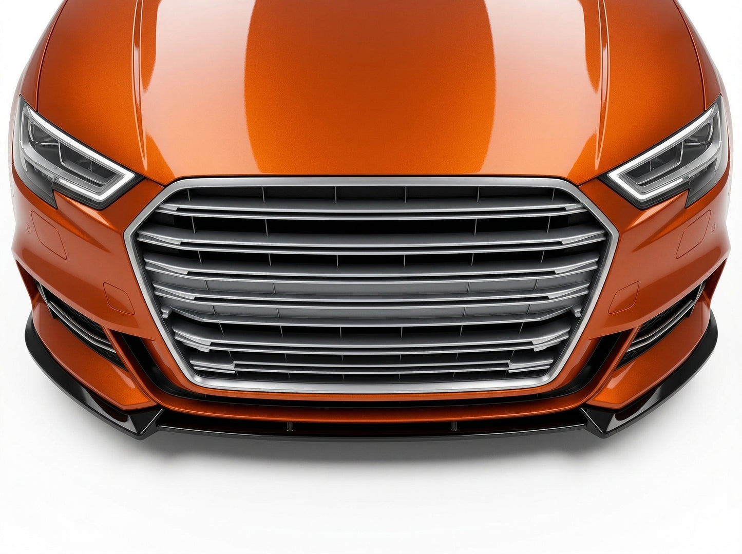 Lama Spoiler Paraurti Anteriore Per Audi A3 S3 S-line 8V (17-20)