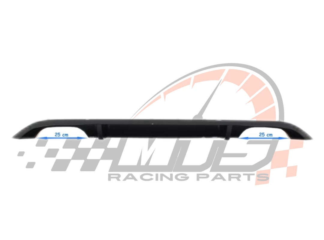 Diffusore Posteriore Stile R Doppia uscita per VW Golf MK7(13-16)