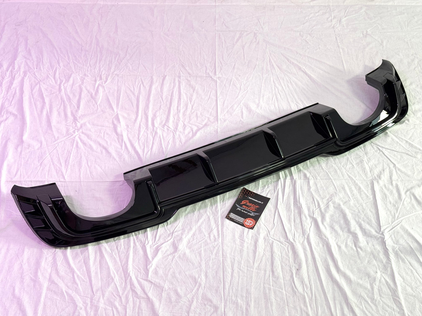 Diffusore Posteriore Doppia uscita per Audi A3 8V Sline S3(17-20)