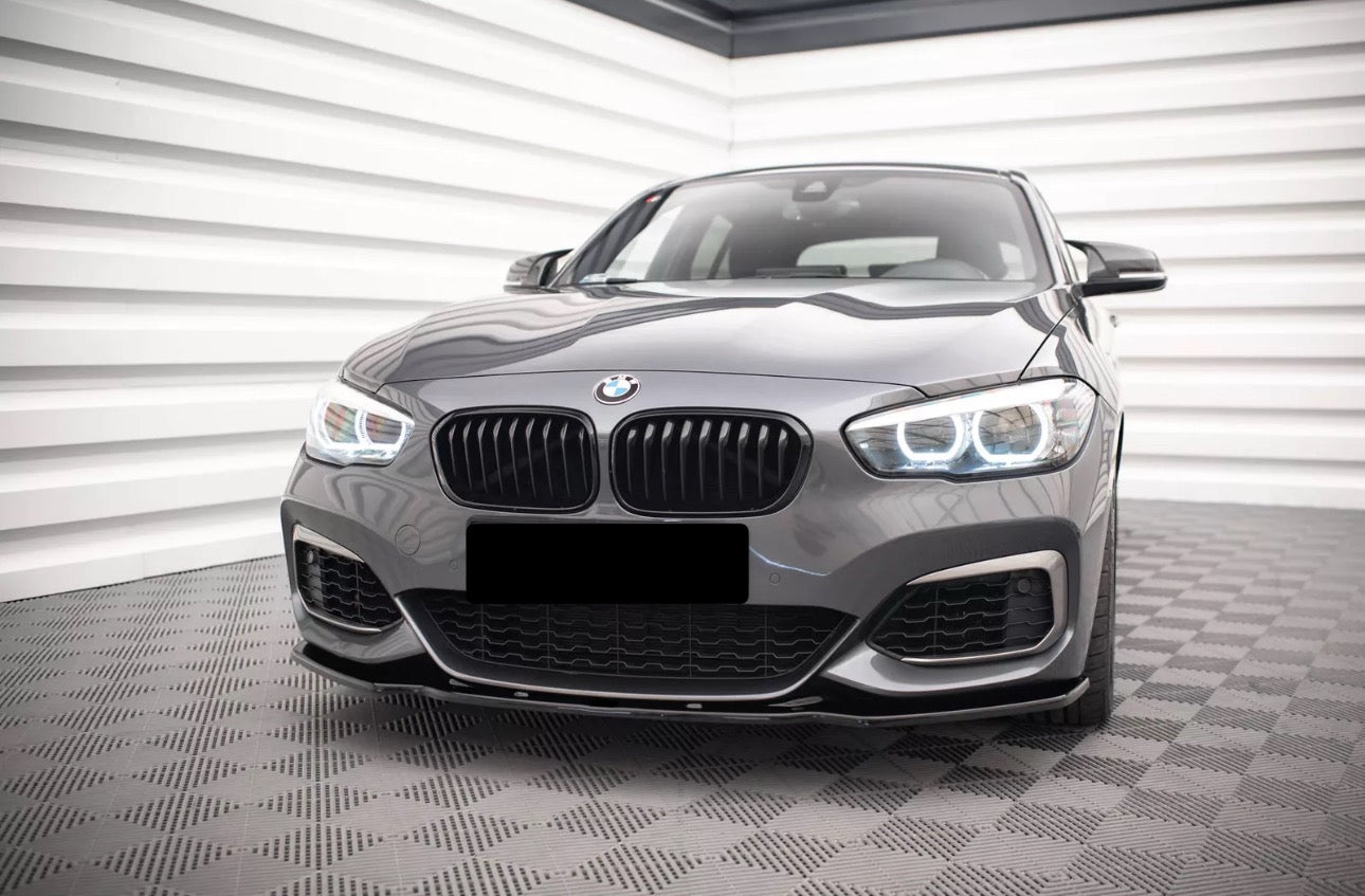 Lama Spoiler Paraurti Anteriore Per Bmw 1 F20 F21 Msport (15-19)