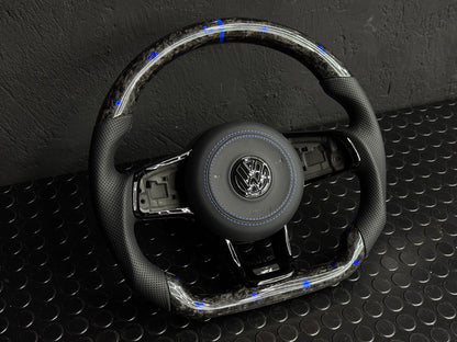 Volante Volkswagen Carbon Forged Personalizzato per Golf - Polo - Scirocco (configuralo)