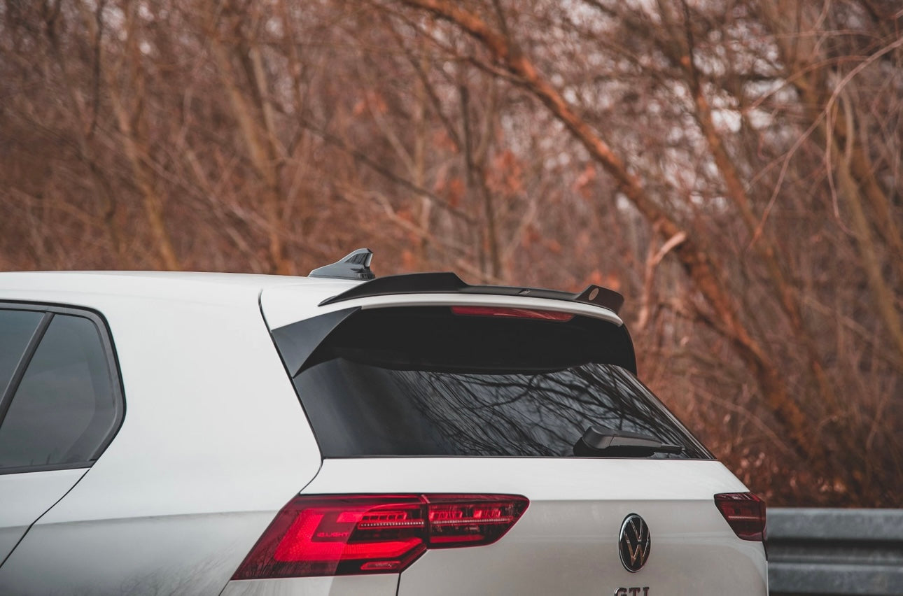 Spoiler Posteriore per VW Golf MK8 GTI GTD R Nero lucido/Carbon Look