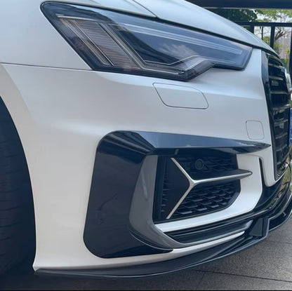 Griglia Paraurti Anteriore Fendinebbia per Audi A6 C8 Standard S6 S-line (2019-2023)
