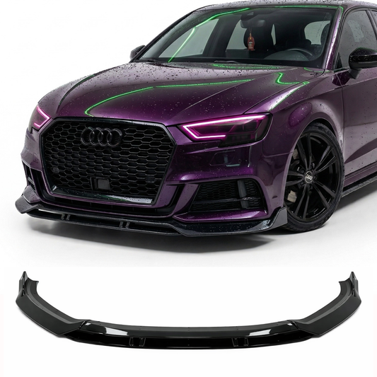 Lama Spoiler Paraurti Anteriore Per Audi A3 S3 S-line 8V (17-20)