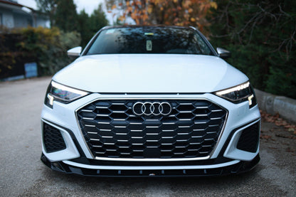 Lama spoiler anteriore Apex Design per Audi A3 8Y Sedan S3 S-Line (2020-2024)