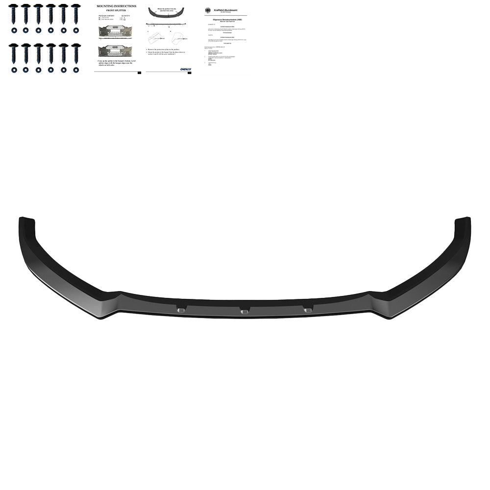 Front Splitter AUDI A3 and AUDI S3
