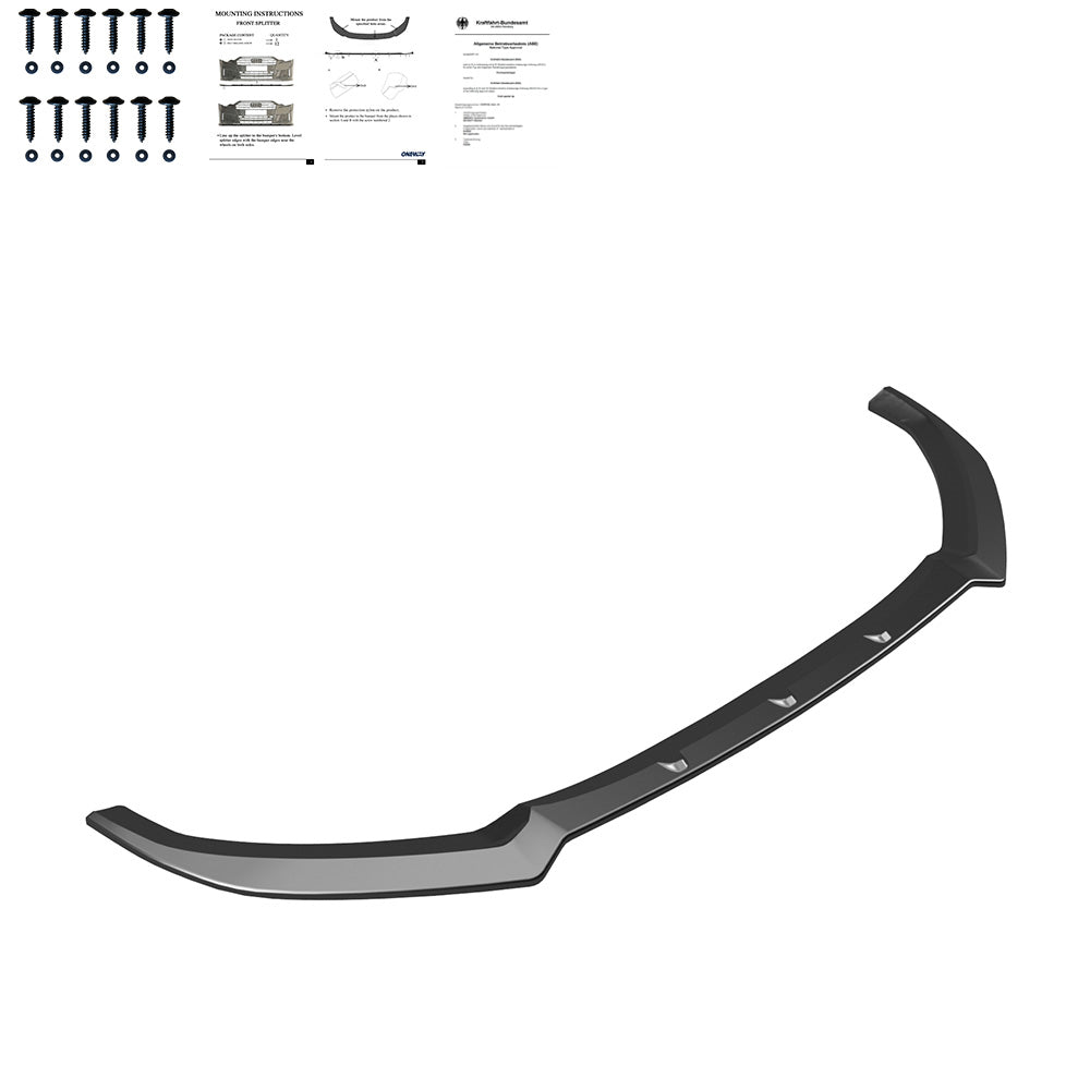 Front Splitter AUDI A3 and AUDI S3
