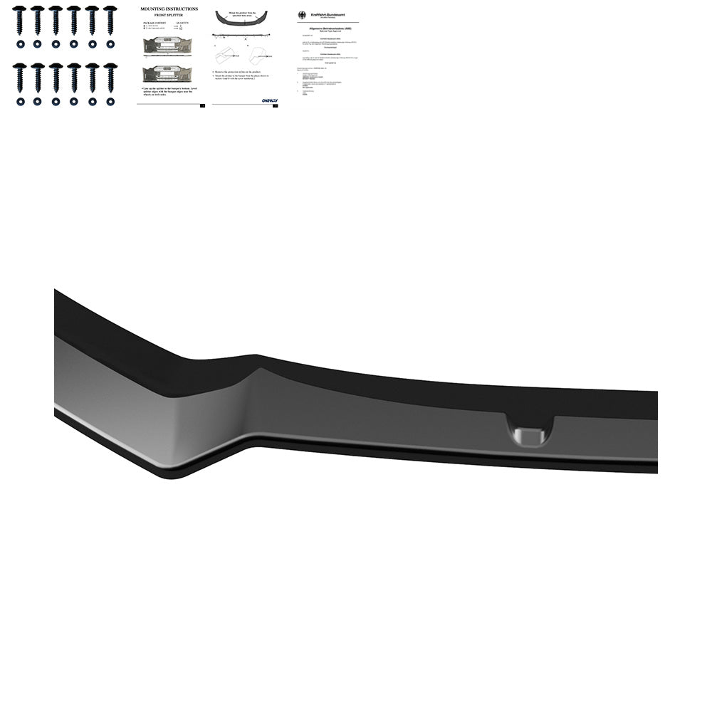 Front Splitter AUDI A3 and AUDI S3