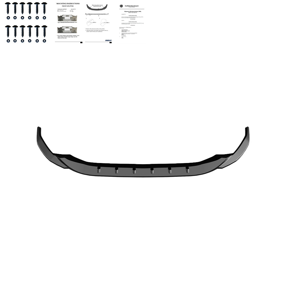 Front Splitter AUDI A3 and AUDI S3