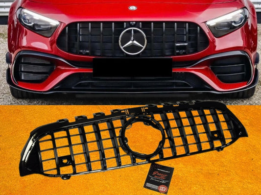 Griglia Panamericana Mercedes Classe A W177 Nero Lucido (18-23)