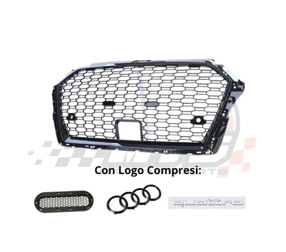 Griglia Anteriore RS look per Audi A3 8V Radar (17-20)