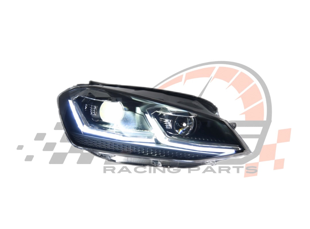 Coppia Fanali Anteriori Dinamici Full Led Fumè per Golf MK6