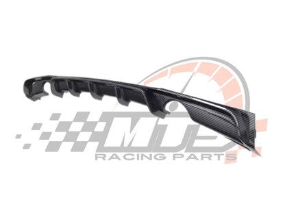 Diffusore Posteriore Stile M per Bmw Serie 3 F30 F31 F35 Carbon look Nero lucido (12-20)