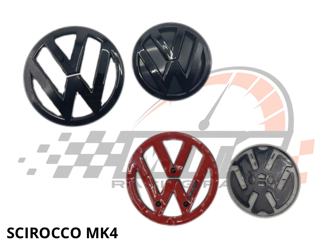 Coppia Cover Logo VW Scirocco MK3 MK4