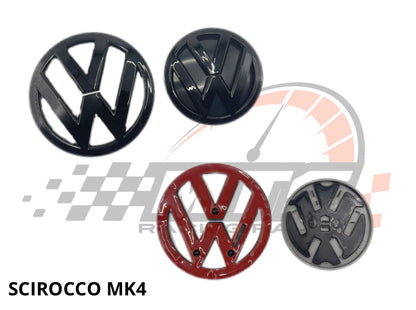 Coppia Cover Logo VW Scirocco MK3 MK4