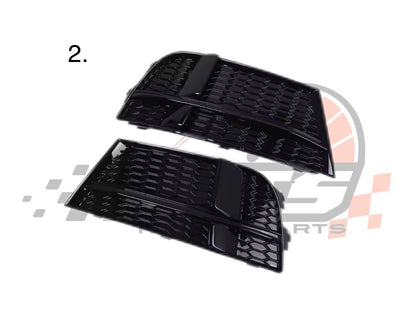 Griglia Paraurti Anteriore Fendinebbia per Audi A3 8V S3 Sline (17-20)