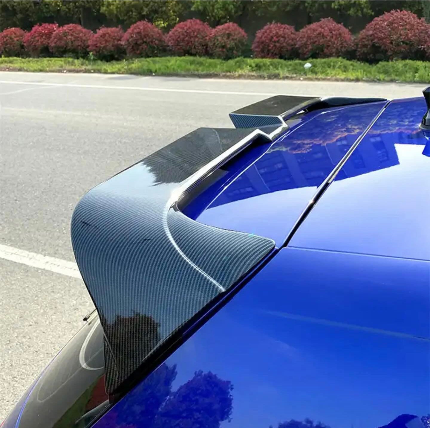 Spoiler Posteriore per VW Golf MK8 Nero lucido/Carbon Look