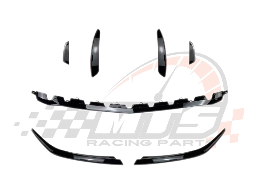 Front lip Paraurti Anteriore Per Mercedes Classe A W177 Nero lucido (18-23)