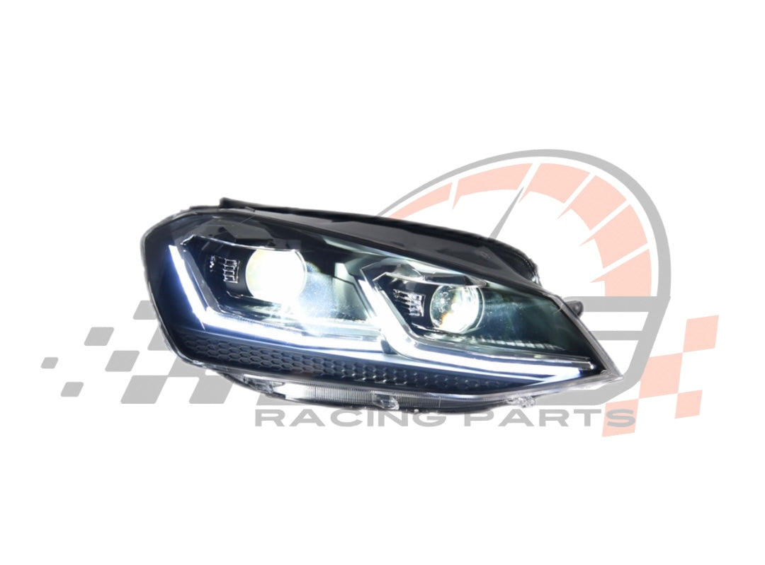 Coppia Fanali Anteriori Dinamici Full Led Fumè per Golf MK6