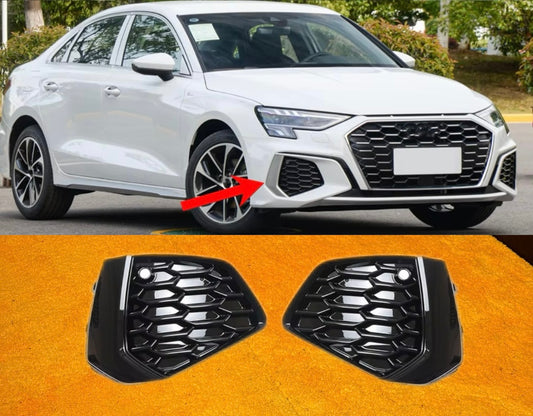 Griglia Paraurti Anteriore Fendinebbia per Audi A3 8Y S3 Sline (20-24)