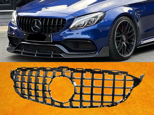 Griglia Panamericana Mercedes Classe C W205 Nero Lucido