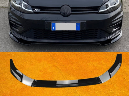 Lama Spoiler Paraurti Anteriore Per Golf 7 - 7.5 GTI GTD R R-Line
