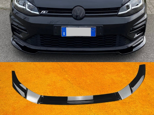 Lama Spoiler Paraurti Anteriore Per Golf 7 - 7.5 GTI GTD R R-Line