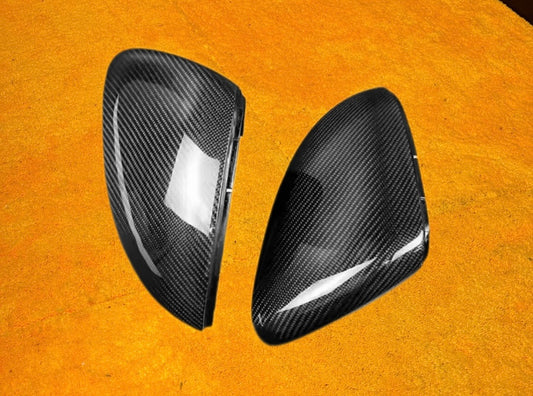 Coppia Calotte Specchio Retrovisore Carbon fiber per Audi A1 8X
