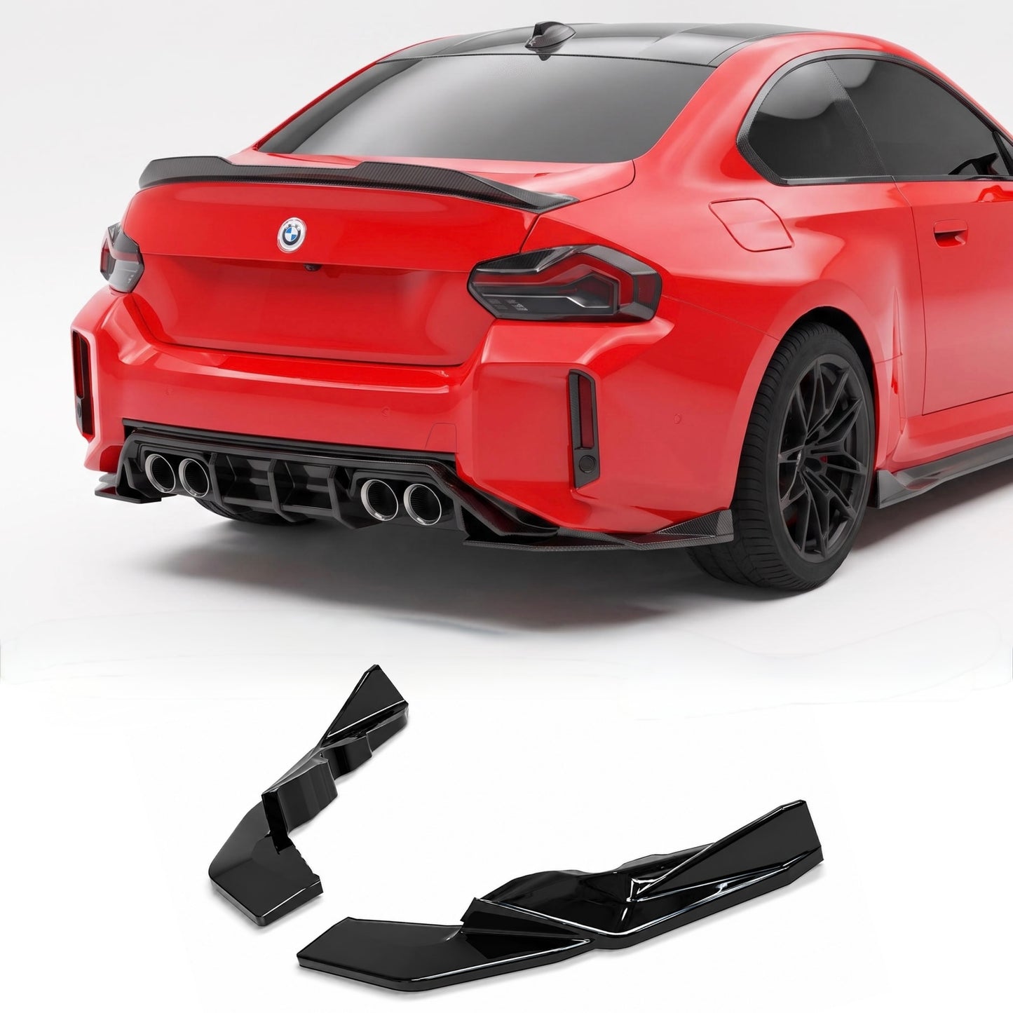 Splitter laterale diffusore Apex Design per BMW Serie 2 M2 G87 (2023+)