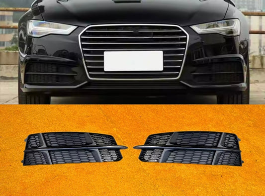 Griglia Paraurti Anteriore Fendinebbia per Audi A6 C7 S6 S-line (2015-2018)