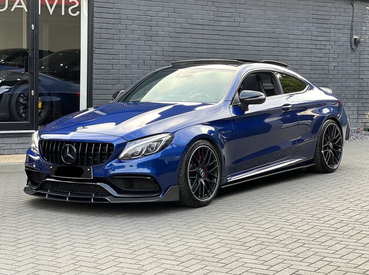 Griglia Panamericana Mercedes Classe C W205 Nero Lucido