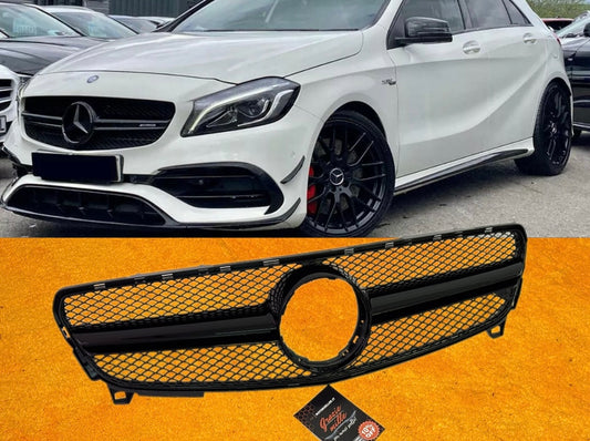 Griglia Panamericana Mercedes Classe A W176 Nero Lucido