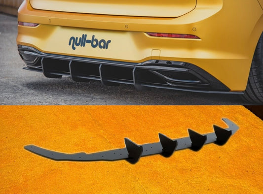 Splitter Diffusore Posteriore VW GOLF MK8 Gti Gtd Rline Standard