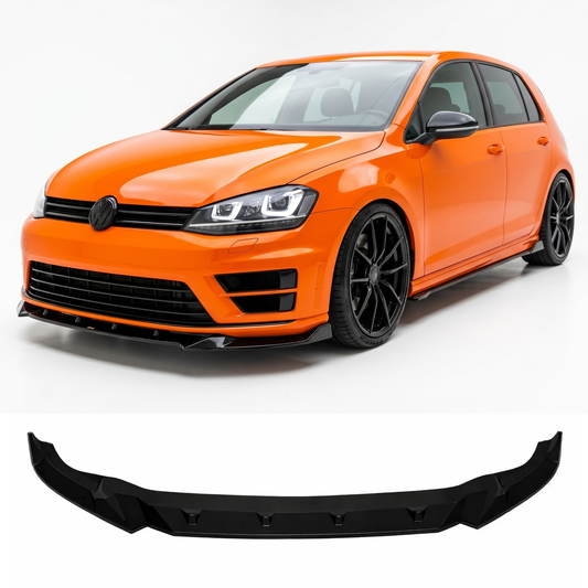 APEX DESIGN - Lama spoiler paraurti anteriore per Volkswagen Golf MK7 R - R-line (13-16)
