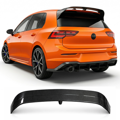 Spoiler Clubsport Posteriore Real Carbon Fiber per VW Golf MK8