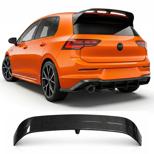Spoiler Clubsport Posteriore Real Carbon Fiber per VW Golf MK8