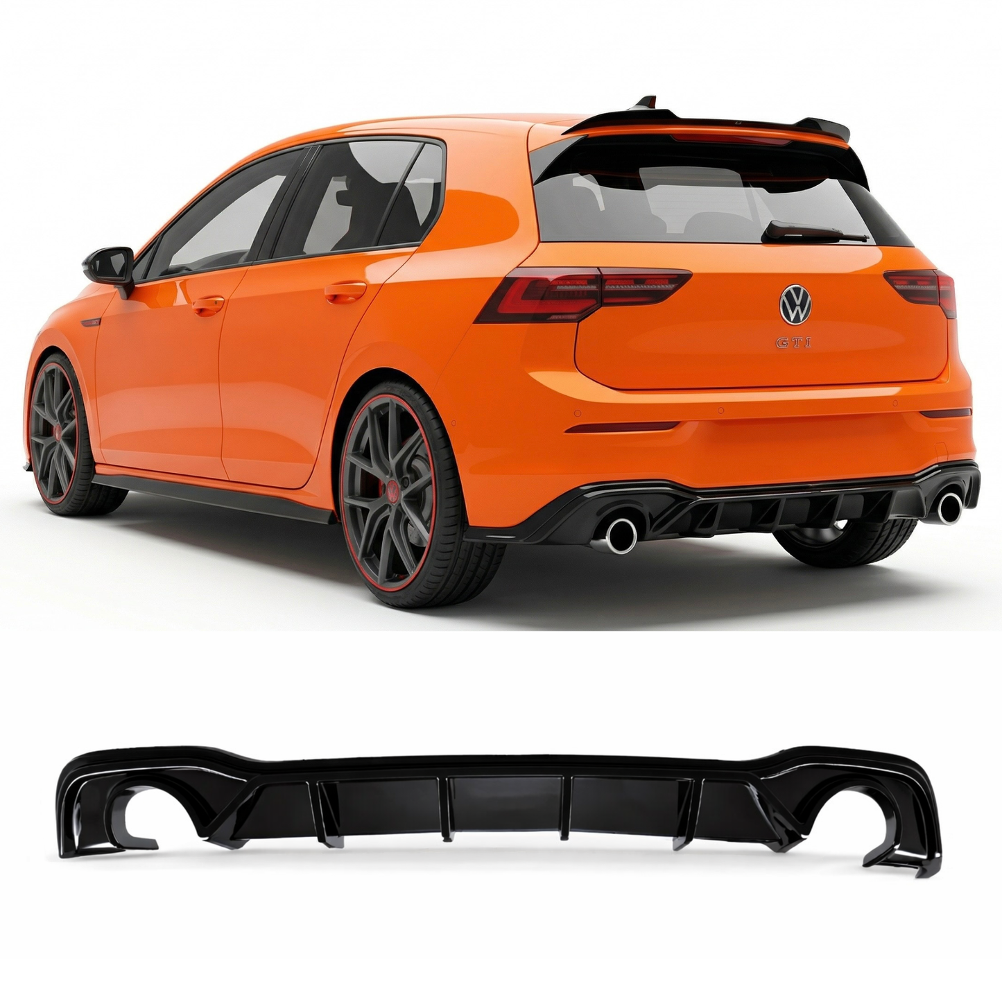Diffusore Posteriore per volkswagen GOLF MK8 GTI (2020+)