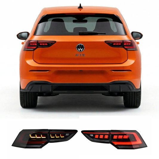 Coppia Fanali Posteriori Dinamici IQ light Fumè Restyling per Golf MK8 MK8.5