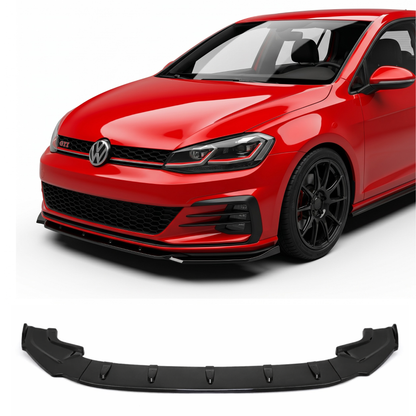 Lama Spoiler Paraurti Anteriore Per Volkswagen Golf MK7 - MK7.5 GTI GTD R R-Line