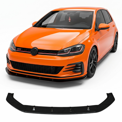 Lama Spoiler Paraurti Anteriore per Volkswagen Golf MK7-MK7.5-8 GTI GTD R R-Line